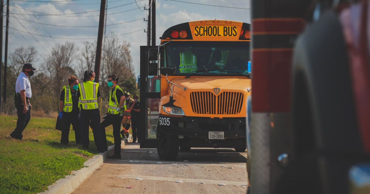 16 students, 2 adults evaluated after Katy ISD school bus accident ...
