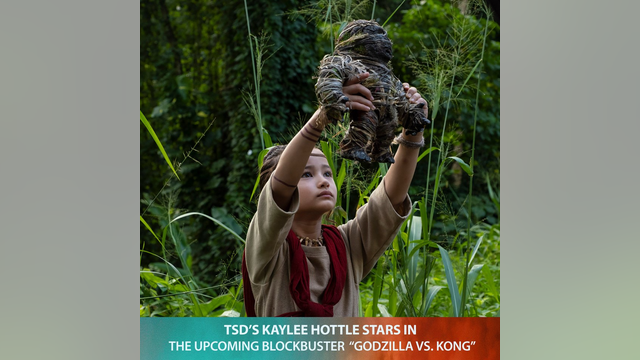 Texas School for the Deaf student stars in "Godzilla vs. Kong"