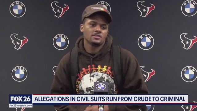Deshaun Watson civil suits - a disturbing pattern or unfounded allegations- What's Your Point?