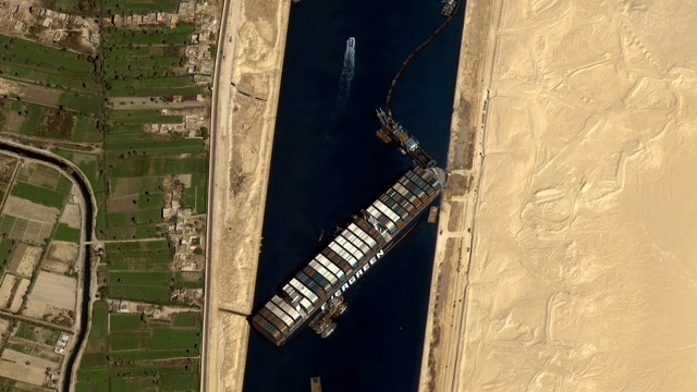 Massive container ship stuck in Suez Canal set free, canal service provider says