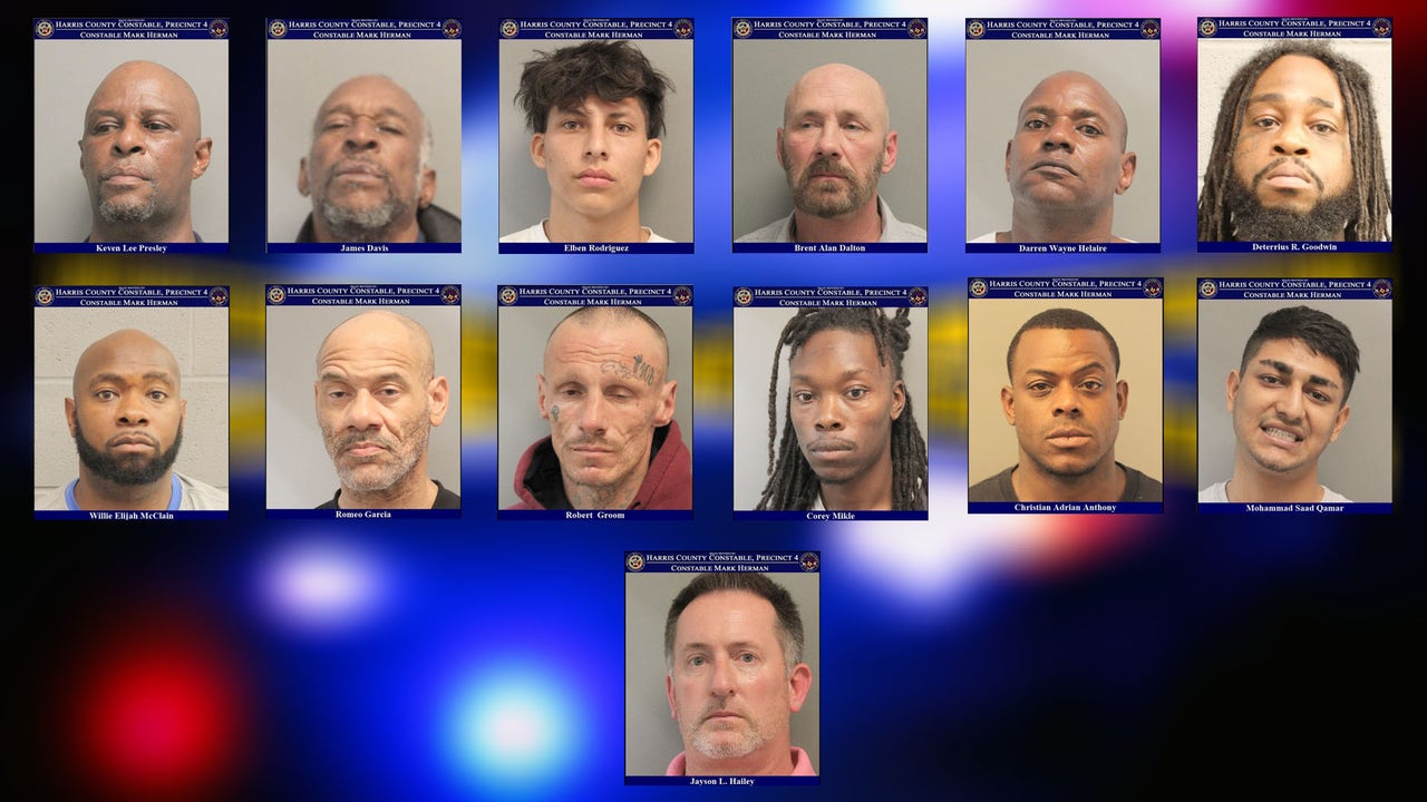 13 People Arrested During Undercover Prostitution Sting In Harris County