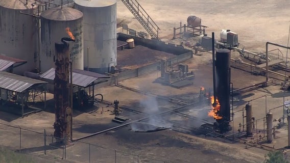 Industrial fire near Magnolia is 'contained' and 'under control', officials say