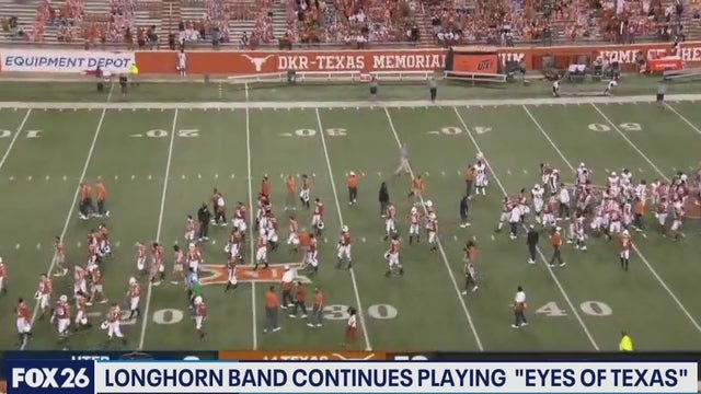 The eyes of Texas are upon you and the band plays on - What's Your Point?