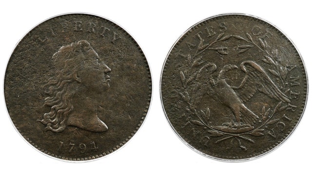 Prototype of first U.S. dollar coins up for auction