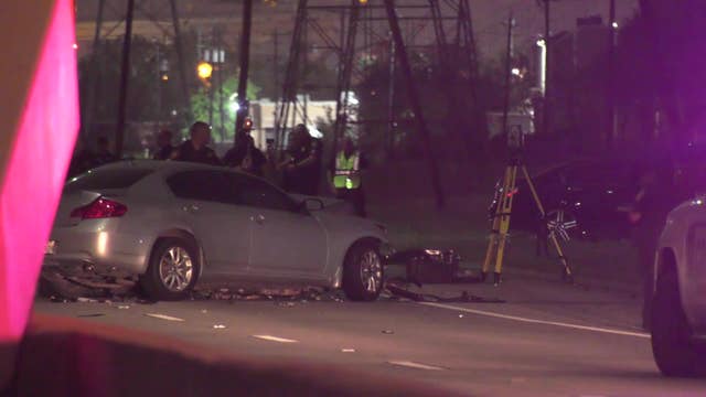 1 dead, 3 in critical condition after wrong-way crash on Westpark Tollway
