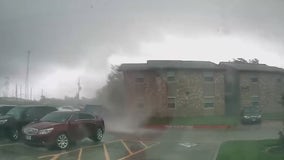Brief tornado surprises residents Thursday at Crosby apartment complex