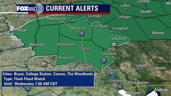 Severe Thunderstorm Watch canceled for counties north of Houston