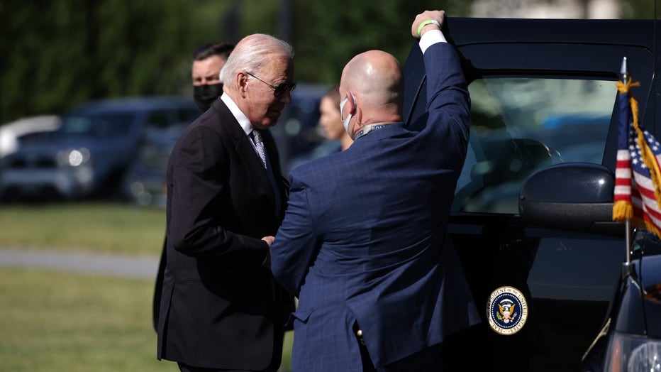 President Biden Returns To White House After Weekend In Delware