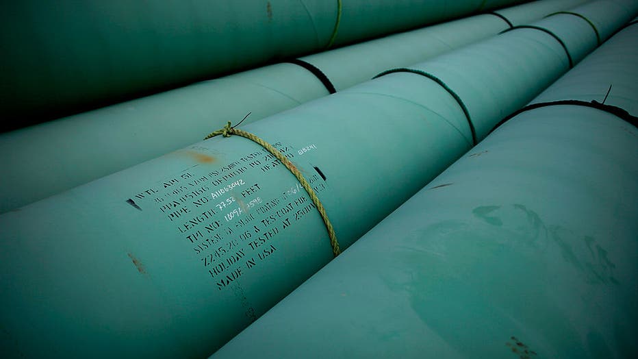 President Obama Speaks At Southern Site Of The Keystone Oil Pipeline