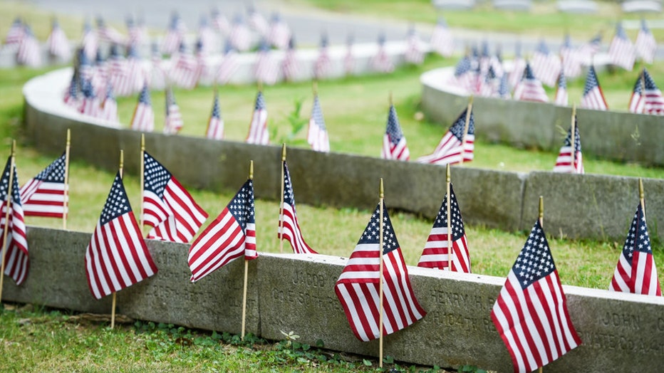 Memorial Day flags