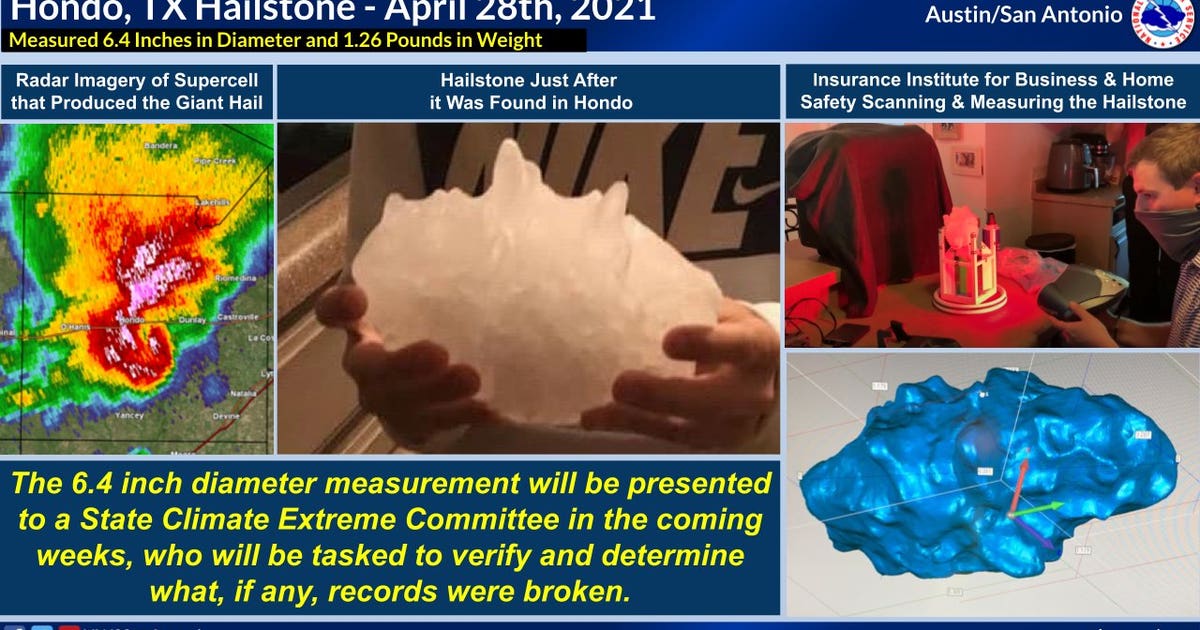 Hondo hailstone sets new Texas state record | FOX 26 Houston
