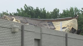 Strong, fast moving storm causes damage to chiropractic clinic in Deer Park