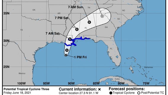 Potential Tropical Cyclone 3: Minimal impacts for Southeast Texas