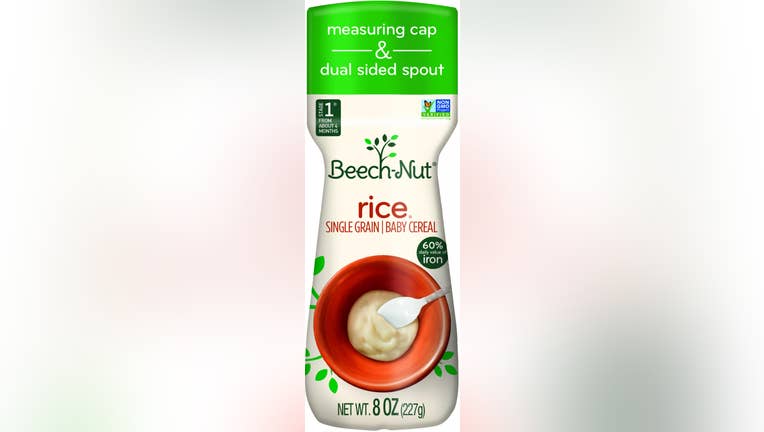 Beech-nut baby rice cereal