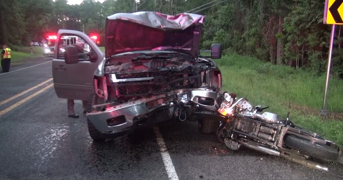 Motorcyclist killed, passenger injured after head-on crash with truck ...
