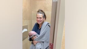 'She's a strong one right there': Texas nurse, mother gives birth in a gas station bathroom