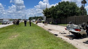 Roads temporarily shut down following major rollover crash in Spring