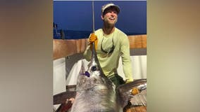 Maryland man spends 8 hours catching 300lb swordfish, ends up in hospital with infection