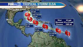 Tropical Storm Elsa forms in Atlantic Ocean
