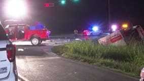 4 people including expectant mother and two children hospitalized after major crash in Hockley