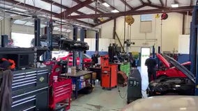 New car shortages, and rising used car prices, are making car repair garages very busy