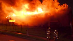 PHOTOS: Apartment in Greenspoint area heavily engulfed in flames