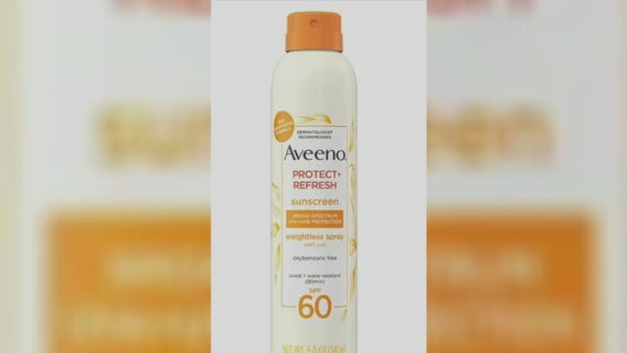 J&J recalls most Neutrogena and Aveeno spray sunscreens after finding cancer-causing chemical in some samples