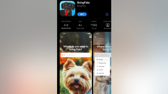 Free app shows you where you can bring your pets during travels!