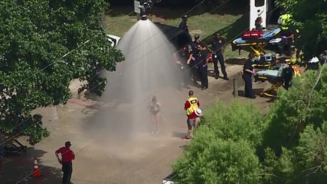Investigators believe a chemical "vapor release" caused dozens to feel sick at Splashtown water park