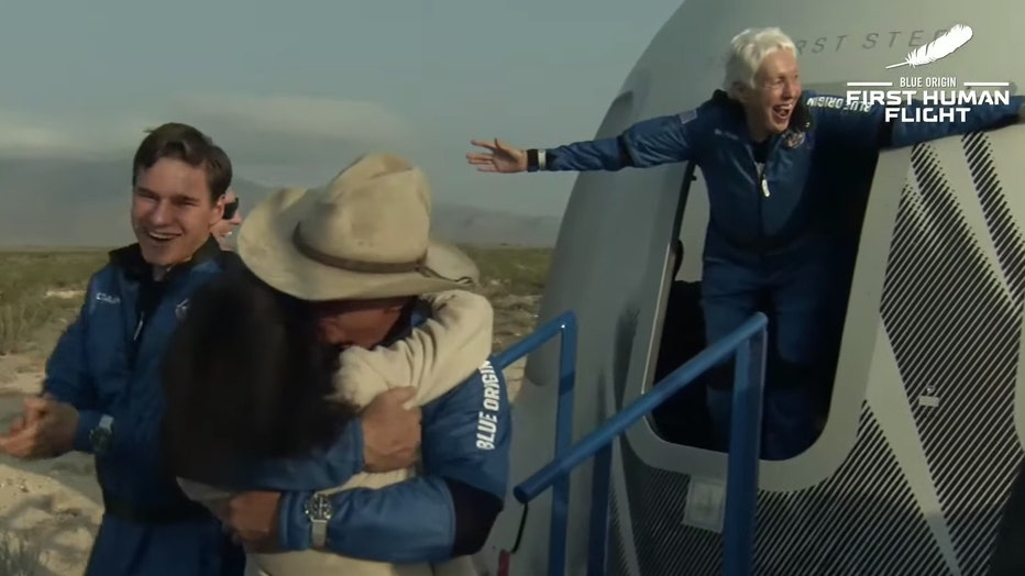 Blue Origin's Manned Launch Of New Shepard Rocket