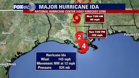 Hurricane Ida makes landfall as strong Category 4 storm, but expected to weaken overnight