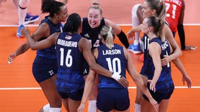 Tokyo Olympics: US advances to women's volleyball semifinals