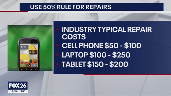 Repairing electronic devices can save the cost of replacing them