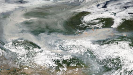 Wildfire smoke reaches North Pole for 1st time in recorded history