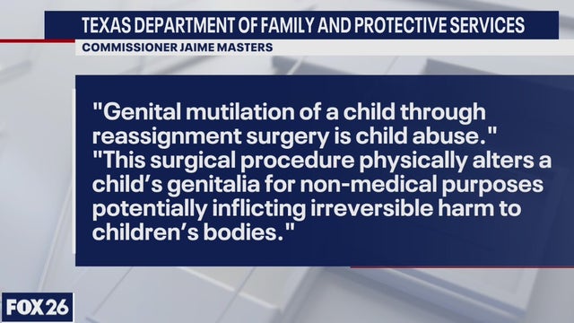 Gender surgery labeled "child abuse" by Texas DFPS despite plea from AMA - What's Your Point?