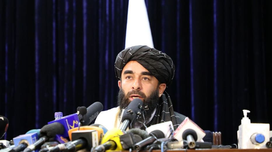 Taliban spokesperson Zabihullah Mujahid holds press conferenceâââââââ