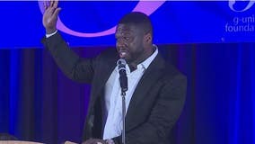 50 Cent in Houston for induction of entrepreneurs with HISD 