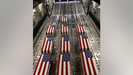 Hearse of service member killed in Kabul traveling through Northern Virginia today