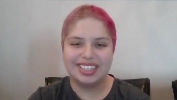 Teen leukemia patient raises awareness of childhood cancer