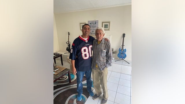 'It's an answered prayer,' Father and son meet for the first time thanks to a Houston Police Officer