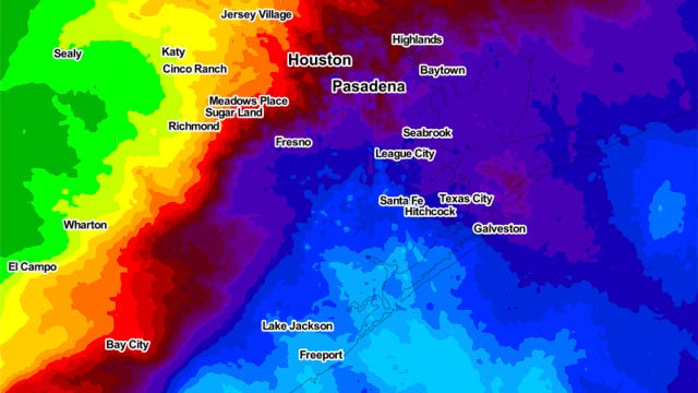 Here’s how much rain Nicholas dumped on SE Texas