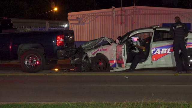 Harris County Constable Deputy involved in crash with another vehicle while responding to call