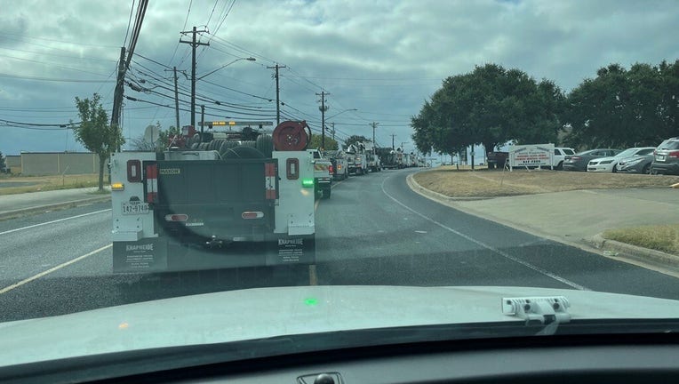 Austin Energy Crews Leaving For Houston 4