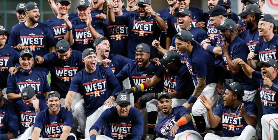 Astros clinch 2021 AL West title