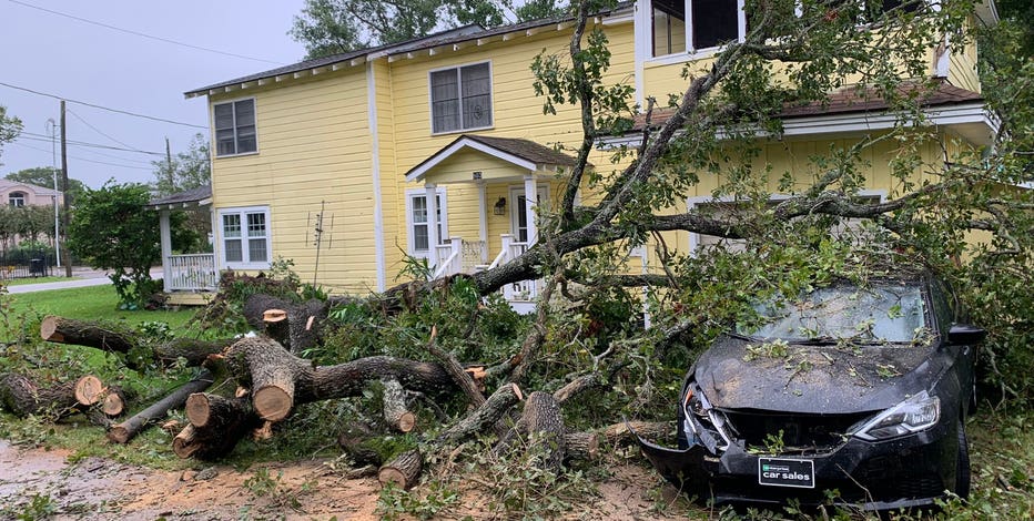 NICHOLAS IMAGES: A look at the damage in southeast Texas