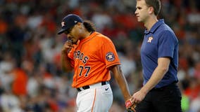 Astros’ García exits ALCS Game 2 early with apparent injury