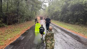 3 children found in the Sam Houston National Forest after spending night in the dark rain