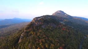 ‘Like autumn snapped her fingers’: Drone video shows leaves in Blue Ridge Mountains