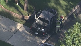 Man seriously burned in pickup truck fire, explosion in Atascocita