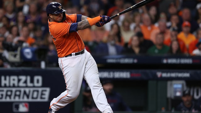 Astros unable to catch up after slim lead in Game 3 against Braves, 2-0